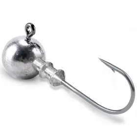Atibin Us-qtg-pt-5g-25 Lead Saltwater Jig Head Hook Bass Trout Size2 3/16oz. 25 Pcs Silver