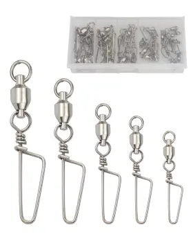 Avlcoaky 723258861567 Snap Swivels Fishing Saltwater Heavy Duty Ball Bearing Fish Inch