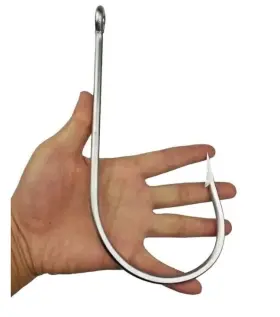 Azbvek Hoow00000257 Lqqk 7731 Stainless Steel Fishing Hook Shark Fish Tuna Bait 20/0