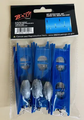 B N M Mr10 Bftnftm Caps And Coleman Minnow Rig 1 Oz 6 Pk