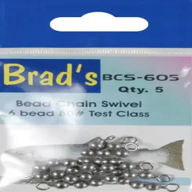 B.s. Fish Tales Bcs-605 High Quality Silver Fishing Hooks One Size Brads Swivels For Sports B.s. Fish Tales Bcs-605 High Quality Silver Fishing Hooks One Size Brads Swivels For Sports