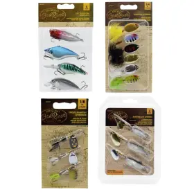 Bad River Tackle 850010770482 Multi-species Mega Assortment Fishing Kit Bass Pike Trout And Walley