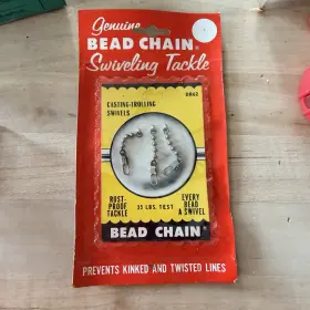 Bead Chain Dr62 Vintage Genuine Swiveling Tackle Bead Chain Dr62 Vintage Genuine Swiveling Tackle