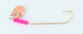 Bear Paw Fgls-4 Flicker Snelled Hook Size 4 Long Shank Gold 8 Inch