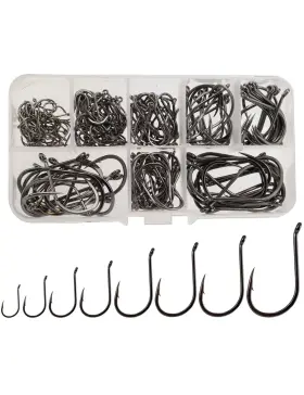 Beoccudo 054114168361 Fishing Hooks Freshwater Saltwater Gear Tackle Large Size Set Wo