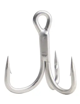 Beoccudo 054114168439 Saltwater Treble Hooks 4x Extra Strong- High Carbon Steel 1# Silver Beoccudo 054114168439 Saltwater Treble Hooks 4x Extra Strong- High Carbon Steel 1# Silver
