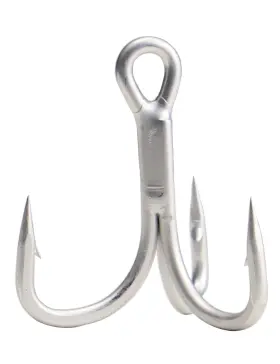 Beoccudo 054114168453 Saltwater Treble Hooks Large Size 4x Strong Triple Fishing For Big Game