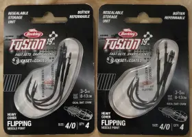 Berkley 028632713136 2x Fusion Flipping Hook Size 4/0 Brand New Total 8 Hooks Berkley 028632713136 2x Fusion Flipping Hook Size 4/0 Brand New Total 8 Hooks