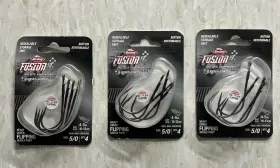 Berkley 1362201 Lot Of 3 Fusion 19 Heavy Cover Flipping Needle Point 5/0 Hooks Free Ship
