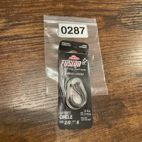 Berkley 1405858 Fushion19 Offset Circle Fish Hooks Size 4 10-pack Smoke Satin # 0287 Berkley 1405858 Fushion19 Offset Circle Fish Hooks Size 4 10-pack Smoke Satin # 0287