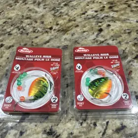 Berkley Bwrc4-s Walleye Rigs #4 Colorado Double Rig #2 Hook Sizes 17lb 48 Inch 2-lures Cpx Berkley Bwrc4-s Walleye Rigs #4 Colorado Double Rig #2 Hook Sizes 17lb 48 Inch 2-lures Cpx