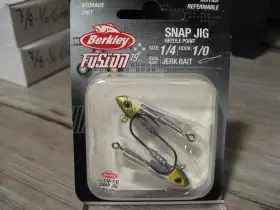 Berkley Fusion 19 Fsn19sj1/4-1/0-goby 2 Snap Jigs Jerk Bait Heads 1/0 Fish Hook - 1/4 Oz Goby Berkley Fusion 19 Fsn19sj1/4-1/0-goby 2 Snap Jigs Jerk Bait Heads 1/0 Fish Hook - 1/4 Oz Goby