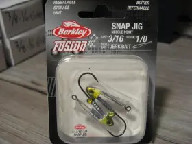 Berkley Fusion 19 Fsn19sj3/16-1/0-goby 2 Snap Jigs Jerk Bait Heads 1/0 Fish Hook - 3/16 Oz Goby Berkley Fusion 19 Fsn19sj3/16-1/0-goby 2 Snap Jigs Jerk Bait Heads 1/0 Fish Hook - 3/16 Oz Goby