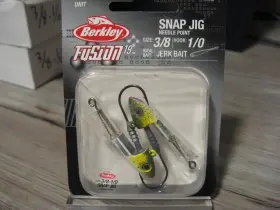 Berkley Fusion 19 Fsn19sj3/8-1/0-goby 2 Snap Jigs Jerk Bait Heads 1/0 Fish Hook - 3/8 Oz Goby Berkley Fusion 19 Fsn19sj3/8-1/0-goby 2 Snap Jigs Jerk Bait Heads 1/0 Fish Hook - 3/8 Oz Goby