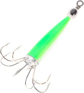 Besportble S3151135rn Green Luminous Squid Hooks Stainless Steel Needles 7.8x4.6x4.5cm