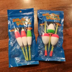 Betts 042621100301 Billy Boy Bobbers Weighted Fishing Float Lot Of 2 Packs 3 Pieces Each Bag