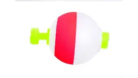 Betts B100w-50rw 1 Inch Weighted Round Snap-on Float Red / White 50 Pack - Betts B100w-50rw 1 Inch Weighted Round Snap-on Float Red / White 50 Pack -