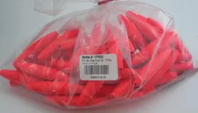 Betts Tackle 1pr50 1pr-50 Red Pegged Cork Float 2.5 Inch Length X 1/2 Dia. Bag Of 50