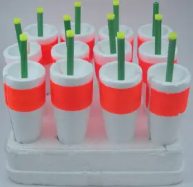 Betts Tackle 80w-4rw 4 Inch Slotted Weighted Popn Float Red/white Box Of 12 Betts Tackle 80w-4rw 4 Inch Slotted Weighted Popn Float Red/white Box Of 12