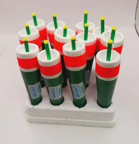 Betts Tackle 80w-5rg B80w-5rg 5 Inch Poppin Float Red Green Weighted Box Of 12