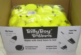 Betts Tackle B0200-y B0200y 2 Inch Oval Float With Pegs Yellow Color Bag Of 100 Betts Tackle B0200-y B0200y 2 Inch Oval Float With Pegs Yellow Color Bag Of 100