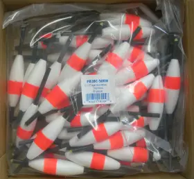 Betts Tackle B2bc-50rw 2.5 Inch Slipstick Adjustable Float Red/white Bag Of 50