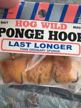 Big Bite 026691777212 Vtg Nos Hog Wild Sponge Hooks Magic Bait Last Longer Fishing