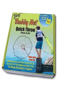 Big Rock Sports Ch35-i-ez Buddy Throw Net 3ft Chartreuse