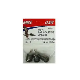 Big Rock Sports Llc 0848-1469 3pk 1/2oz Nlcast Sinker -0848-1469