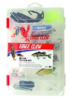 Big Rock Sports Llc 0848-5693 2 Pack 55pc Bass Tackle Kit