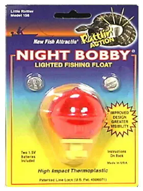 Big Rock Sports Llc 1280-0002 Fishing Float Small Red Night Bobby