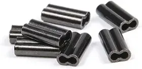 Billfisher 1.9b-50 Double Sleeves Copper 1.9mm 50pk Black