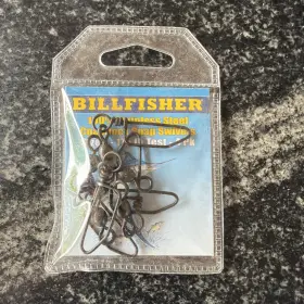 Billfisher Bcss1 Lot Of 12 Stainless Steel Coastlock Snap Swivels Size 1 - 175 Lb Test Billfisher Bcss1 Lot Of 12 Stainless Steel Coastlock Snap Swivels Size 1 - 175 Lb Test