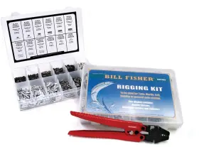 Billfisher Rk1152 Rigging Kit 1051 Piece With Crimper Sleeves And Thimbles