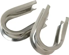 Billfisher Ssths-50 Stainless Steel Thimbles Small 50 Per Pack