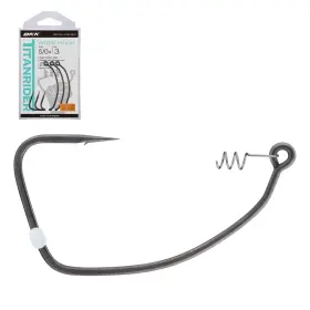 Bkk 970595282348 Titanrider Soft Plastic Hook 5/0 3-pack 2x Needle Point Sup