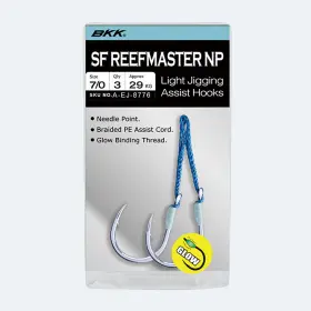Bkk A-ej-8771 Hooks Sf Reefmaster Np Bight Tin Size 2/0