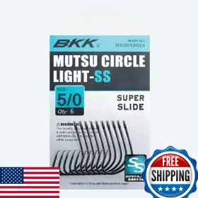 Bkk B0cwkjtpwg Mutsu Circle Light Hook 8/0 25-pack 2x Super Slide Needle Point Bkk B0cwkjtpwg Mutsu Circle Light Hook 8/0 25-pack 2x Super Slide Needle Point