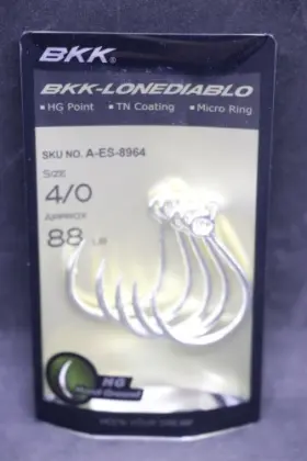 Bkk Ldiablo-40 Lone Diablo Single Replacement Hooks - Size 4/0 Treble Hook Bkk Ldiablo-40 Lone Diablo Single Replacement Hooks - Size 4/0 Treble Hook
