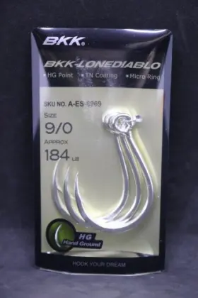 Bkk Ldiablo-90 Lone Diablo Single Replacement Hooks - Size 9/0 Treble Hook Bkk Ldiablo-90 Lone Diablo Single Replacement Hooks - Size 9/0 Treble Hook