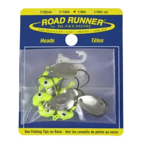 Blakemore Tti Fishing Co 020801087529 Road Runner Bulk Head Hook Chartreuse 1/32-ounce