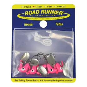 Blakemore Tti Fishing Co 020801480092 Road Runner Bulk Head Hook Pink 1/16-ounce