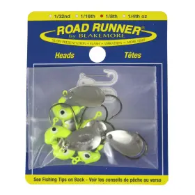 Blakemore Tti Fishing Co 153-012 Road Runner Bulk Head Hook Chartreuse 1/8 Oz Blakemore Tti Fishing Co 153-012 Road Runner Bulk Head Hook Chartreuse 1/8 Oz