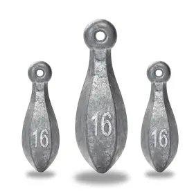 Bluewing 056689504433 Bank Sinker 2lb Box Fishing Weights Sinkers Saltwater Bullet Lead S Inch