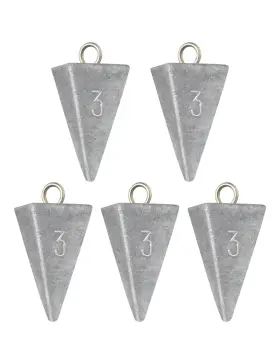 Bluewing 056689504488 2lb Box Pyramid Sinkers Lead Fishing Weights For Saltwater 3oz 10 Pack Bluewing 056689504488 2lb Box Pyramid Sinkers Lead Fishing Weights For Saltwater 3oz 10 Pack
