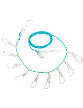 Bluewing 056689518362 Fishing Stringer With Stainless Steel Snap Locks 8ft Floating Rope And Heavy Bluewing 056689518362 Fishing Stringer With Stainless Steel Snap Locks 8ft Floating Rope And Heavy
