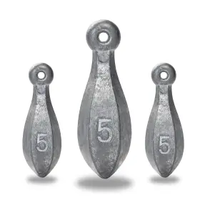 Bluewing 810068221305 Bank Sinker 3lb Box Fishing Weights Sinkers Saltwater Bullet Lead S Inch
