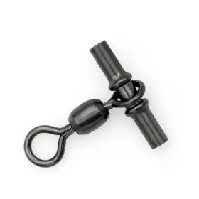 Bluewing 810068221978 3-way Fishing Swivels 309 Lbs T-turn Fish Tackle With Rolling And Double Barrel