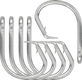 Bluewing 810068227666 Big Game Circle Hooks Heavy Duty Stainless Steel For Saltwater &