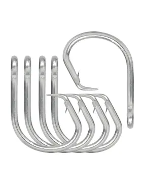 Bluewing 810068227703 Big Game Circle Hooks Heavy-duty Stainless Steel Saltwater/freshwater Fishing